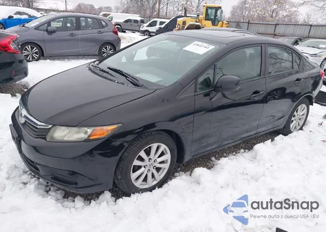 2012 Honda Civic Ex z USA, uszkodzony, nr VIN 19XFB2F85CE047811